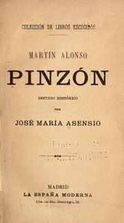 Cover of: Martín Alonso Pinzón: estudio histórico