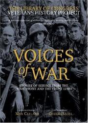 Cover of: Voices of War | Library of Congress