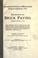 Cover of: Specifications for brick paving, adopted October 8, 1914 ...