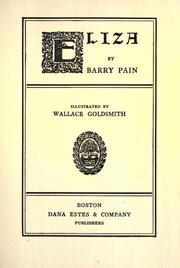 Cover of: Eliza by Barry Pain