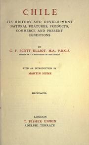 Cover of: Chile by George Francis Scott Elliot