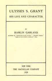 Cover of: Ulysses S. Grant by Hamlin Garland