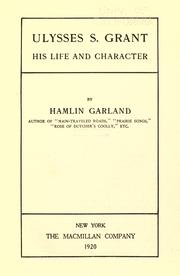 Cover of: Ulysses S. Grant by Hamlin Garland, Hamlin Garland