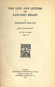 Cover of: Life and letters by Lafcadio Hearn