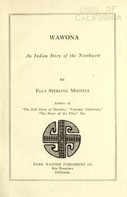 Cover of: Wawona: an Indian story of the Northwest
