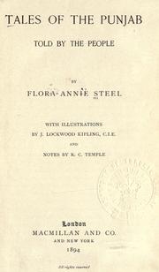 Tales of the Punjab told by the people by Flora Annie Webster Steel