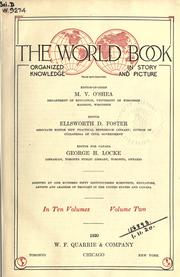 Cover of: The world book: organized knowledge in story and picture
