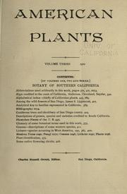 Cover of: American plants ...: [Descriptions, bibliographical notes, synonymy, and other information, comp. from many sources]