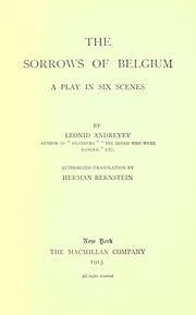 Cover of: The sorrows of Belgium by Leonid Andreyev