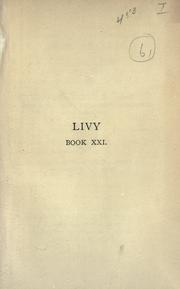 Cover of: Book 21. by Titus Livius