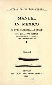 Cover of: Manuel in Mexico