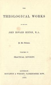 Cover of: theological works.