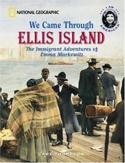 Cover of: We came through Ellis Island | Gare Thompson