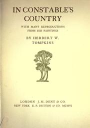 Cover of: In Constable's country: with many reproductions from his paintings