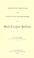 Cover of: Institute circular, addressed to county superintendents, school trustees, and teachers, calling a state teachers' institute