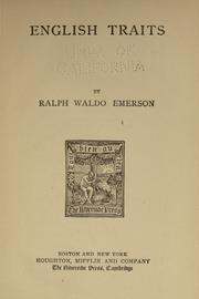 Cover of: Emerson's complete works. by Ralph Waldo Emerson