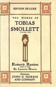 Cover of: The works of Tobias Smollett. by Tobias Smollett