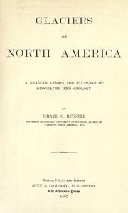 Cover of: Glaciers of North America by Israel C. Russell