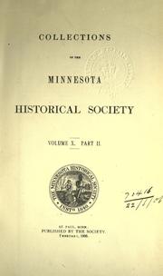 Cover of: Collections. by Minnesota Historical Society