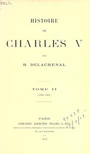 Cover of: Histoire de Charles V. by R. Delachenal