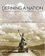Cover of: Defining a nation by general editor, David Halberstam.