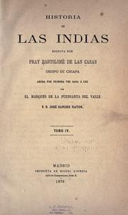 Cover of: Historia de las Indias