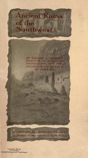 Cover of: Ancient ruins of the Southwest