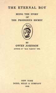 Cover of: The eternal boy by Owen Johnson