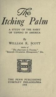 Cover of: The itching palm by William Rufus Scott