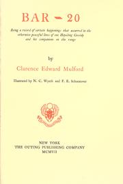 Cover of: Bar-20 by Clarence Edward Mulford
