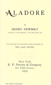 Cover of: Aladore by Sir Henry John Newbolt