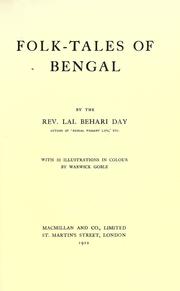 Cover of: Folk-tales of Bengal. by Lal Behari Day