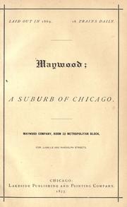Cover of: Maywood by Maywood Company.