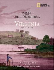 Cover of: Voices from Colonial America: Virginia 1607-1776: 1607 - 1776 (NG Voices from ColonialAmerica)