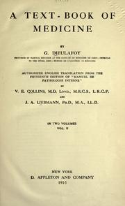 Cover of: A text-book of medicine