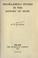 Cover of: Miscellaneous studies in the history of music