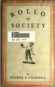 Cover of: Rollo in society: a guide for youth