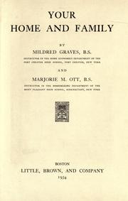 Cover of: Your home and family by Mildred Graves Ryan