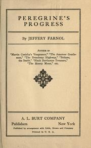 Cover of: Peregrine's progress by Jeffery Farnol
