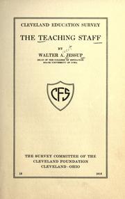 The teaching staff by Walter Albert Jessup