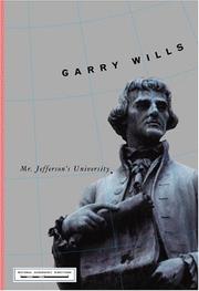 Cover of: Mr. Jefferson's University by Garry Wills