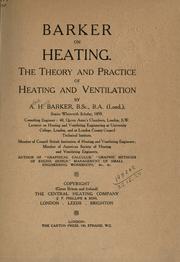 Cover of: On heating: the theory and practice of heating and ventilation.
