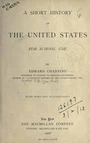 Cover of: A short history of the United States.