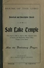 Cover of: House of the Lord by 