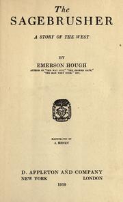 Cover of: The sagebrusher by Emerson Hough