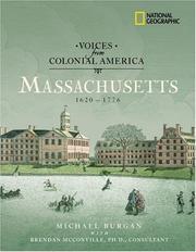 Cover of: Voices from Colonial America: Massachusetts 1620-1776 | Michael Burgan