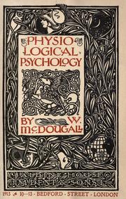 Cover of: Physiological psychology by McDougall, William, McDougall, William