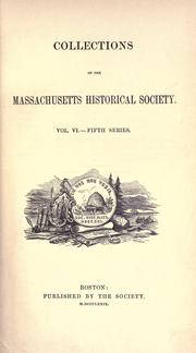 Cover of: Collections. by Massachusetts Historical Society