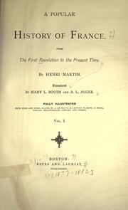 A popular history of France