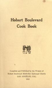 Cover of: Hobart Boulevard cook book